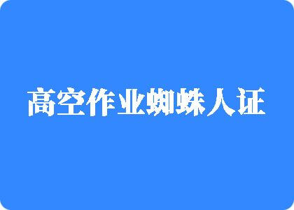 女的被大鸡巴草的视频高空作业蜘蛛人证